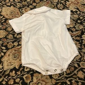 Collared onesie white